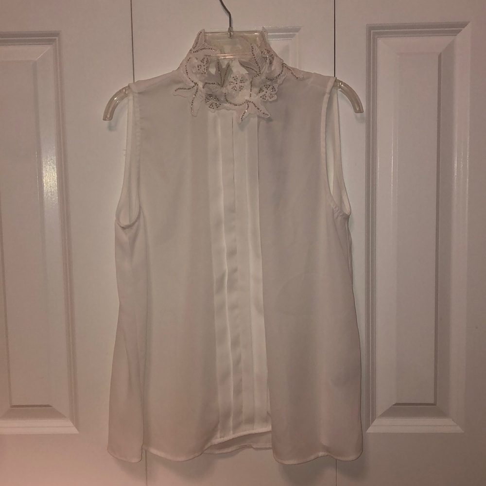 Beautiful sleeveless blouse